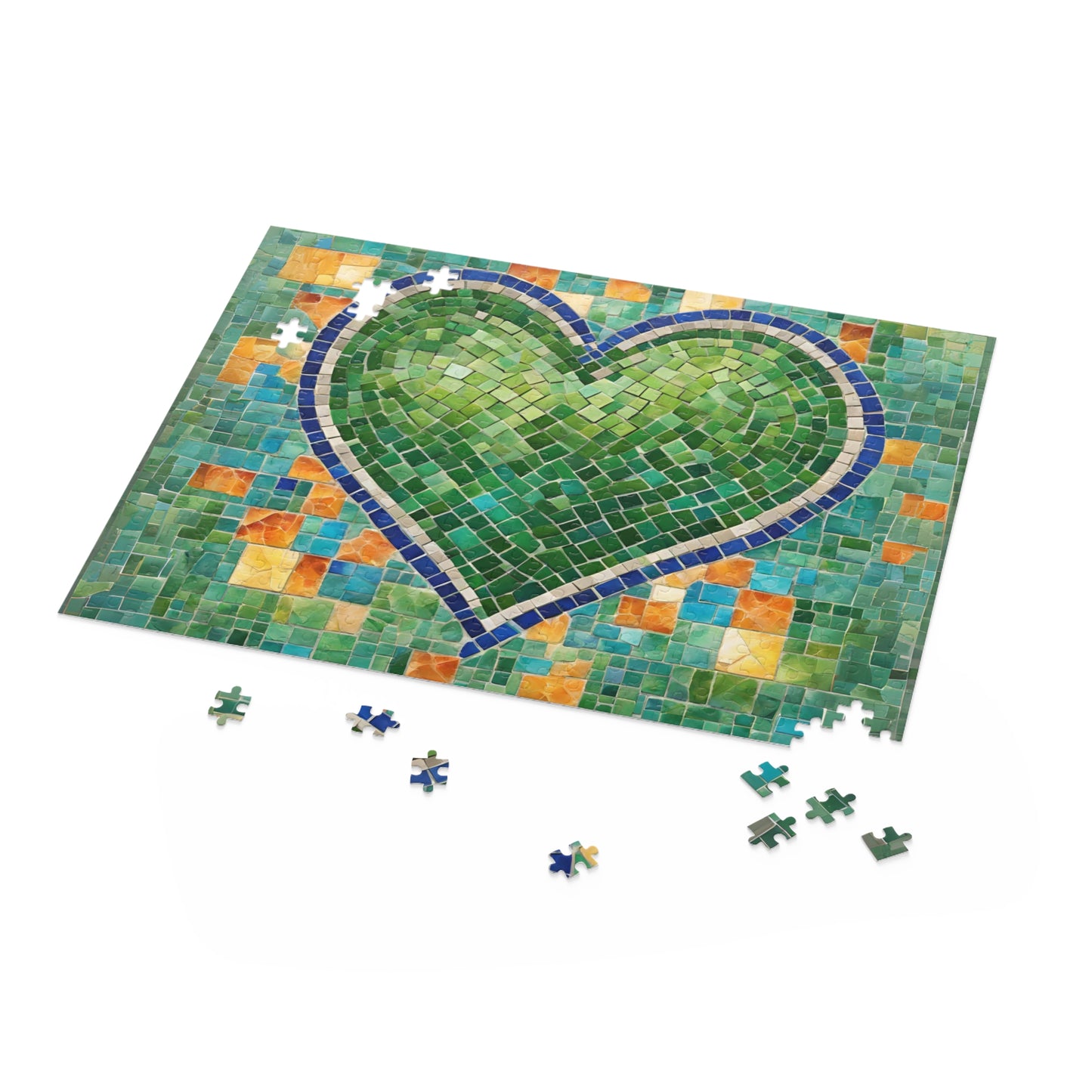 Puzzle of Passionate Green