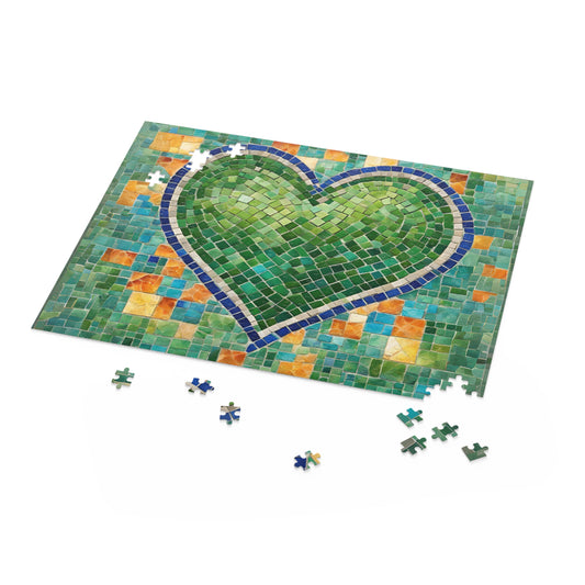 Puzzle of Passionate Green