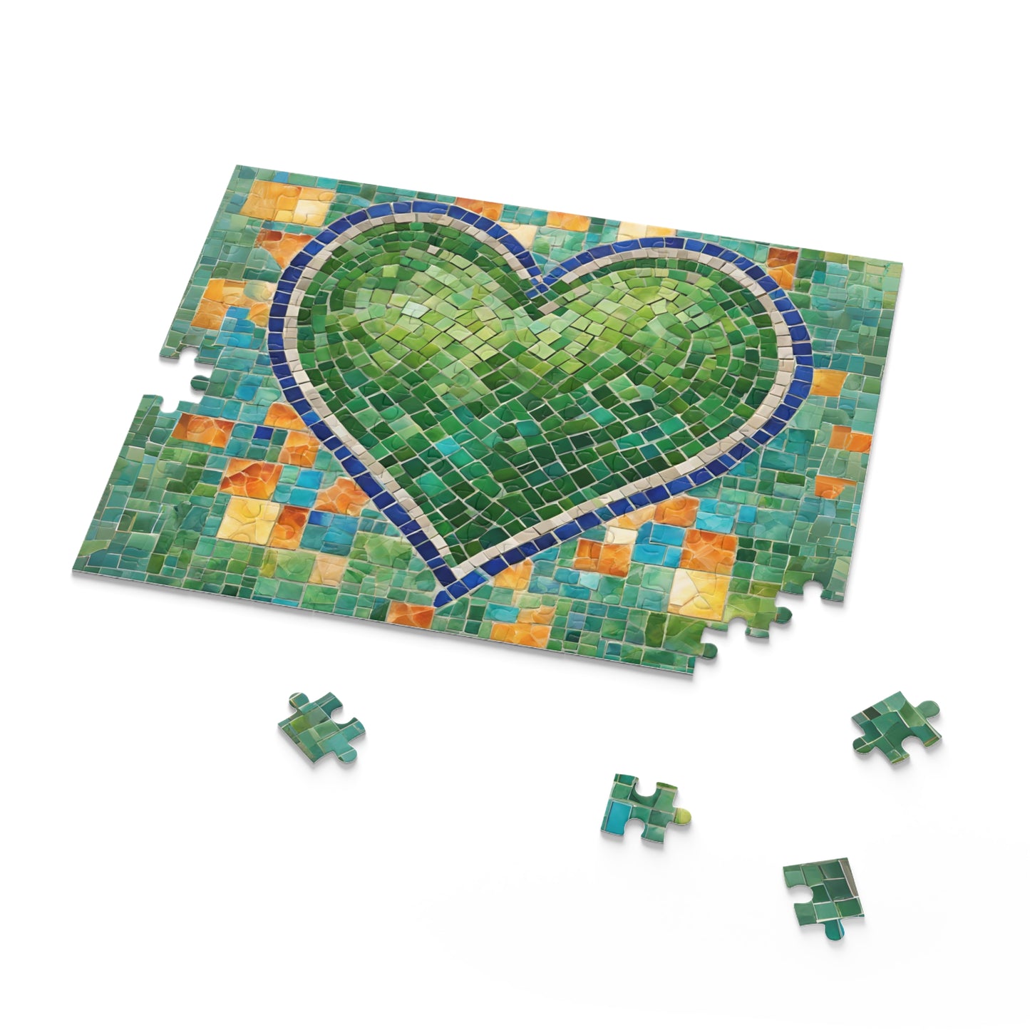 Puzzle of Passionate Green